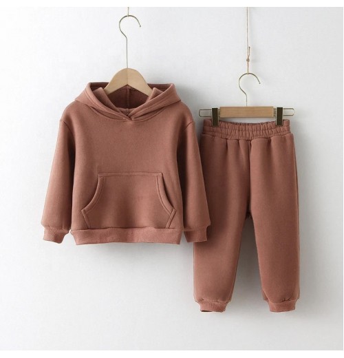 New Custom Kids Sweatsuit Sets Wholesale Fall Long Sleeve Cotton Kid Two Piece Sweatshirt And Jogger Set New Fashion New Custom Kids Sweatsuit Sets Wholesale Fall Long Sleeve Cotton Kid Two Piece Sweatshirt And Jogger Set New Fashion
