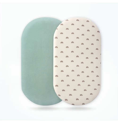 Cheap Price Organic Baby Cotton/Spandex Foldable Crepe Textile Oval Baby Crib Bassinet Sheet Cheap Price Organic Baby Cotton/Spandex Foldable Crepe Textile Oval Baby Crib Bassinet Sheet