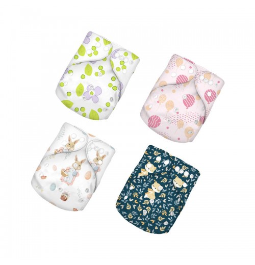 EASYMOM 3-15Kg New Born Baby Reusable Washable Pocket Cloth Diapers Nappy With Bamboo Charcoal Cotton Insert EASYMOM 3-15Kg New Born Baby Reusable Washable Pocket Cloth Diapers Nappy With Bamboo Charcoal Cotton Insert