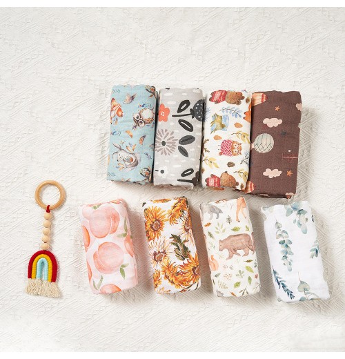 Design Competitive Price Commercial Wholesale 100% Bamboo Cotton Receiving baby Muslin Swaddle baby Blankets Design Competitive Price Commercial Wholesale 100% Bamboo Cotton Receiving baby Muslin Swaddle baby Blankets