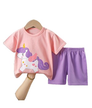 baby T-shirt Boys' homewear clothes girls' pajamas summer children's wear