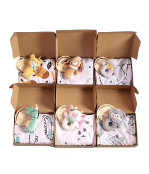 Silky Micro 30x40 Inches Soft Minky Dot Blankets Multifunction Baby Swaddle Blanket Made of Polyester for Babies