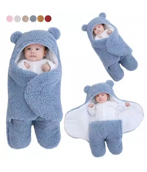 Customized Size Indoor Durable Simple Receiving Blanket Baby Sleeping Wrap Swaddle