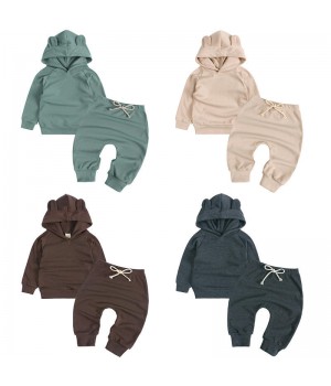 Top Quality Kids Hoodies Clothes 2pcs Baby Boy Outfits Cotton Shirt + Pants Toddlers Boys Clothe Children Suits Boy Clothes set