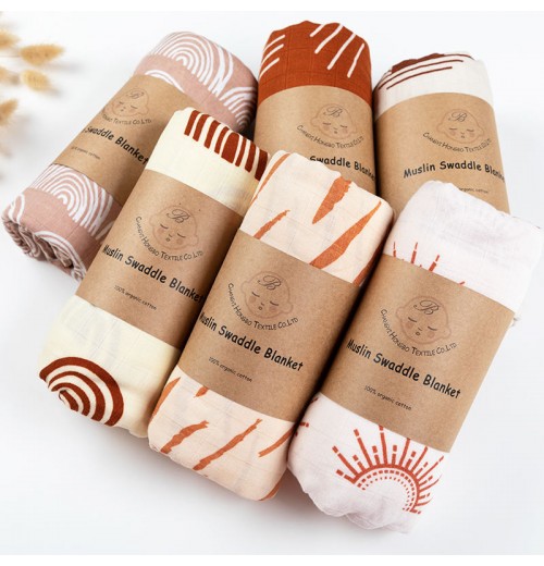 New Fashion Customizable Cute Printed 4 Layer Soft 70% Bamboo 30% Organic Cotton Fabric Muslin Infant Baby Swaddle Wrap Blanket New Fashion Customizable Cute Printed 4 Layer Soft 70% Bamboo 30% Organic Cotton Fabric Muslin Infant Baby Swaddle Wrap Blanket