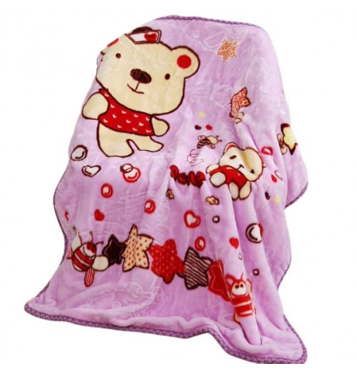 Wholesale kids baby throw blanket thick cartoon printed baby kids soft cartoon raschel blanket Wholesale kids baby throw blanket thick cartoon printed baby kids soft cartoon raschel blanket