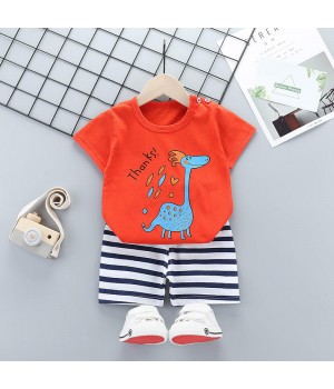 Balmy leisure suit for kids boys cotton breathable baby clothes kids non-slipping resistant hardness soft clothing Dropshipping