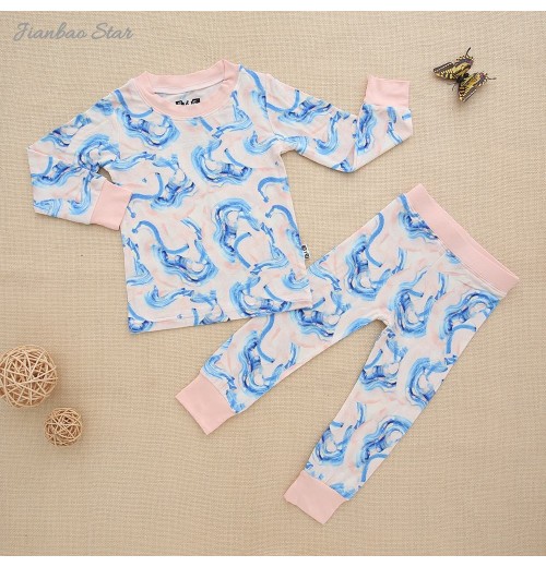 Hot Sales Soft Baby Pajamas Breathable Infant Clothes Long Sleeve Customzies Print Baby 2PCS Clothing Sets Hot Sales Soft Baby Pajamas Breathable Infant Clothes Long Sleeve Customzies Print Baby 2PCS Clothing Sets
